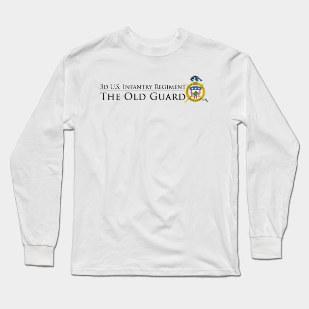 The Old Guard - black lettering Long Sleeve T-Shirt by toghistory